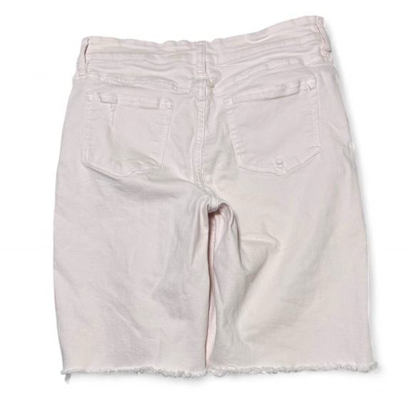 Buffalo David Bitton Tandi Distressed Bermuda Shorts - Pastel Pink - Size 10/30 - Picture 6 of 6